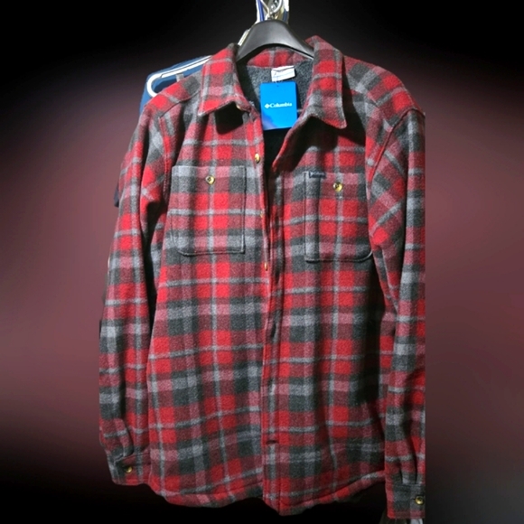 COLUMBIA WINDWARD SHIRT JACKET MEN'S LARGE - Picture 1 of 5